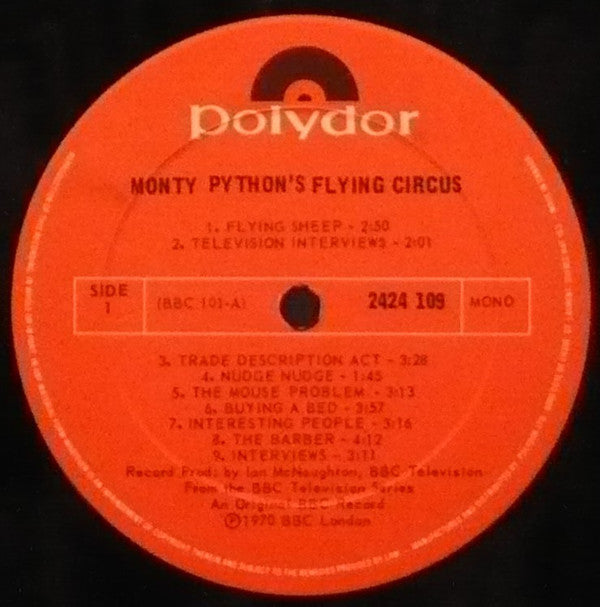Monty Python : Monty Python's Flying Circus (LP, Album, Mono)