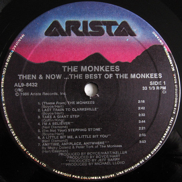The Monkees : Then & Now... The Best Of The Monkees (LP, Comp, Club)