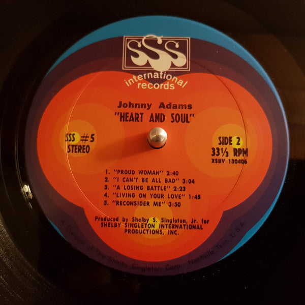 Johnny Adams : Heart & Soul (LP, Album)