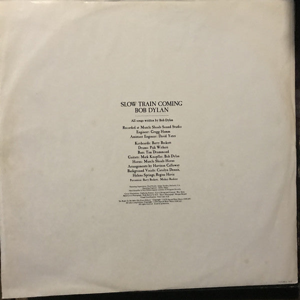 Bob Dylan : Slow Train Coming (LP, Album)