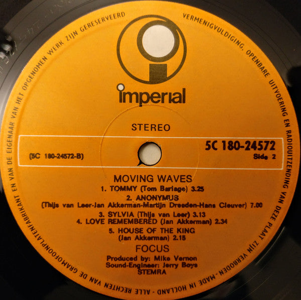 Focus (2) : Moving Waves (2xLP, Comp)