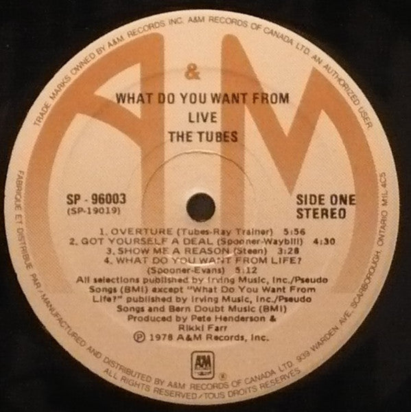 The Tubes : What Do You Want From Live (2xLP, Album, Gat)