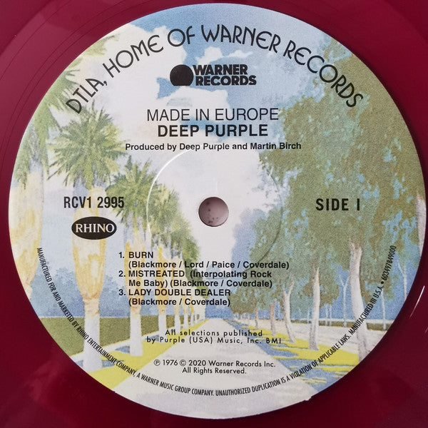 Deep Purple : Made In Europe (LP, Album, Ltd, RE, Pur)