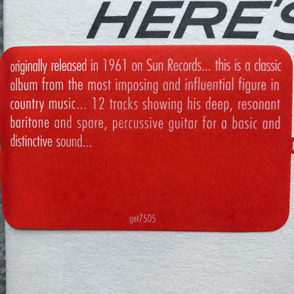 Johnny Cash : Now Here's Johnny Cash (LP, Album, RE, 180)