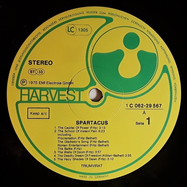 Triumvirat : Spartacus (LP, Album)