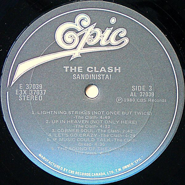 The Clash : Sandinista! (3xLP, Album)
