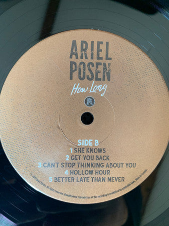 Ariel Posen : How Long (LP, Album)