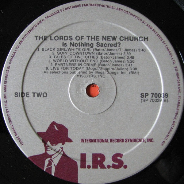 The Lords Of The New Church* : Is Nothing Sacred? (LP, Album)