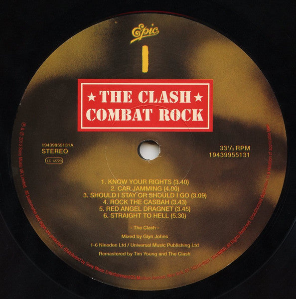 The Clash : Combat Rock + The People's Hall (LP, Album, RE + LP, Comp + LP, S/Sided, Comp + RM,)