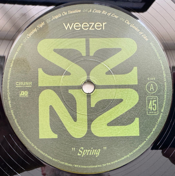 Weezer : SZNZ: Spring (12", EP)