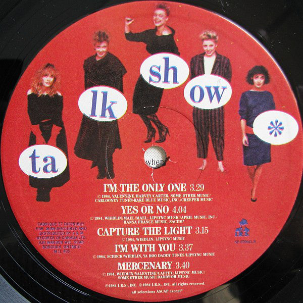 Go-Go's : Talk Show (LP, Album)
