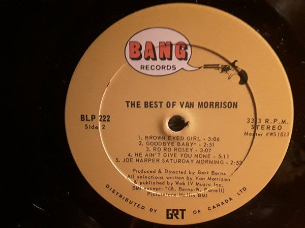 Van Morrison : The Best Of Van Morrison (LP, Comp)