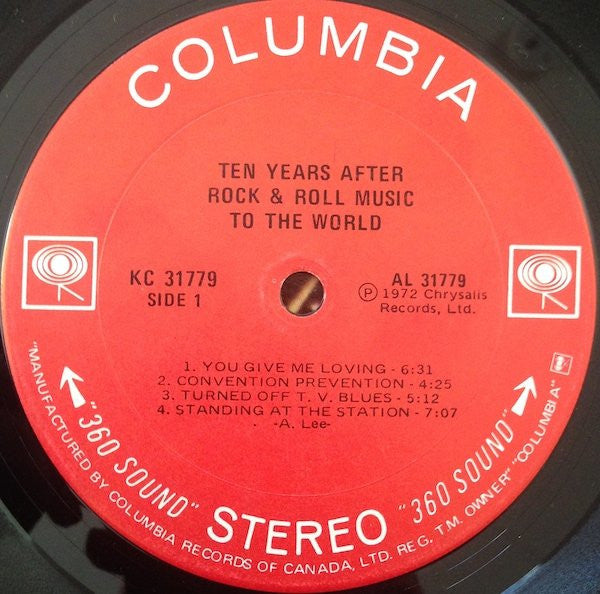 Ten Years After : Rock & Roll Music To The World (LP, Album)