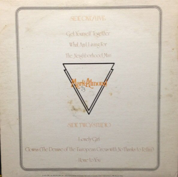 Mark-Almond : 73 (LP, Album, Gat)