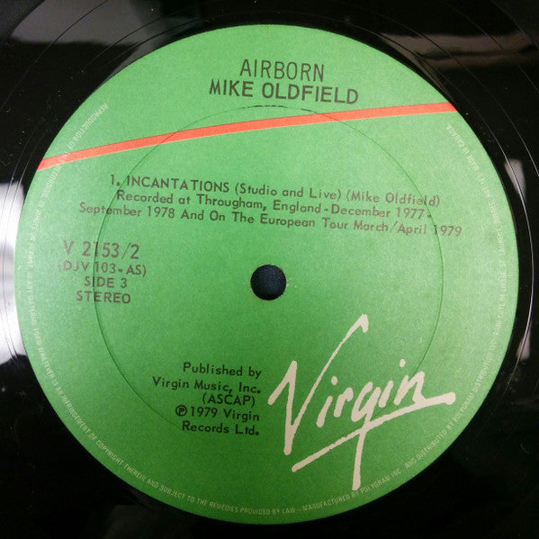 Mike Oldfield : Airborn (2xLP, Album)