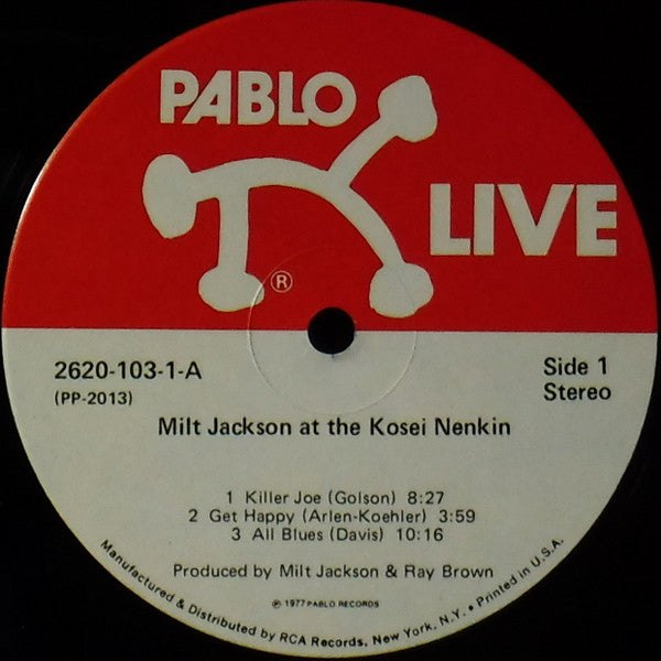 Milt Jackson : Milt Jackson At The Kosei Nenkin (2xLP, Ind)