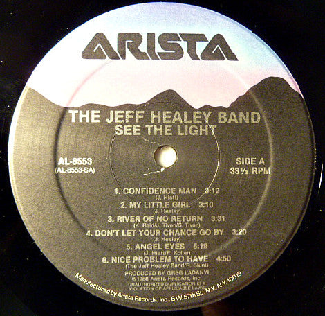 The Jeff Healey Band : See The Light (LP, Album)
