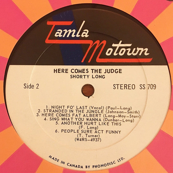 Shorty Long (2) : Here Comes The Judge (LP, Album)