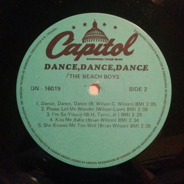 The Beach Boys : Dance, Dance, Dance (LP, Album, RE)