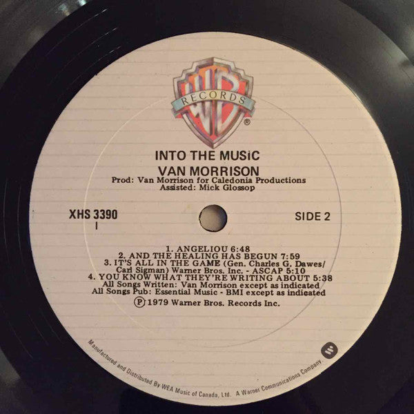 Van Morrison : Into The Music (LP, Album)
