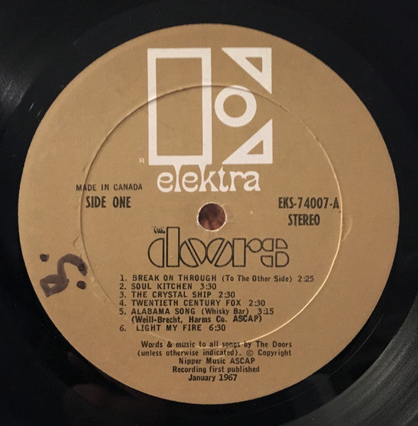 The Doors : The Doors (LP, Album, RP)