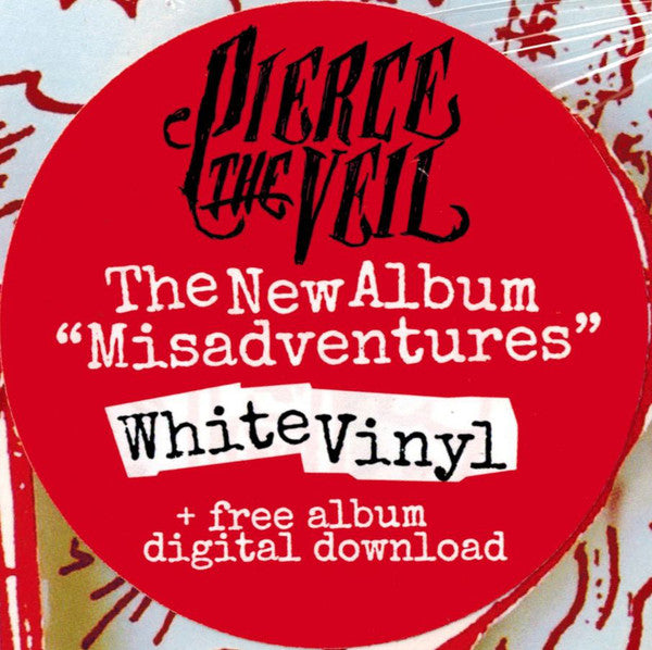 Pierce The Veil : Misadventures (LP, Album, Whi)