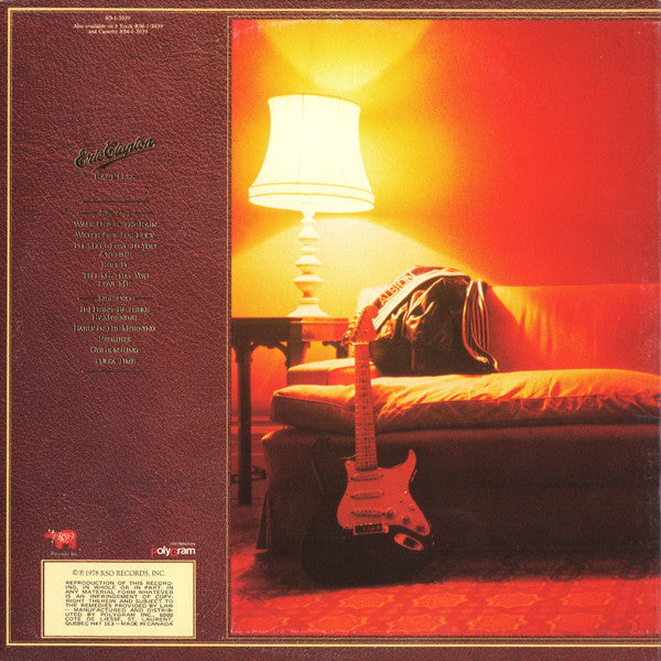 Eric Clapton : Backless (LP, Album, Gat)