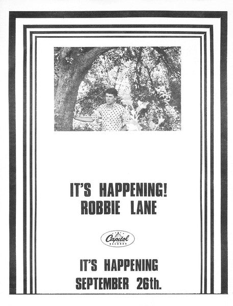 Robbie Lane & The Disciples : It's Happening (LP, Album, Mono)
