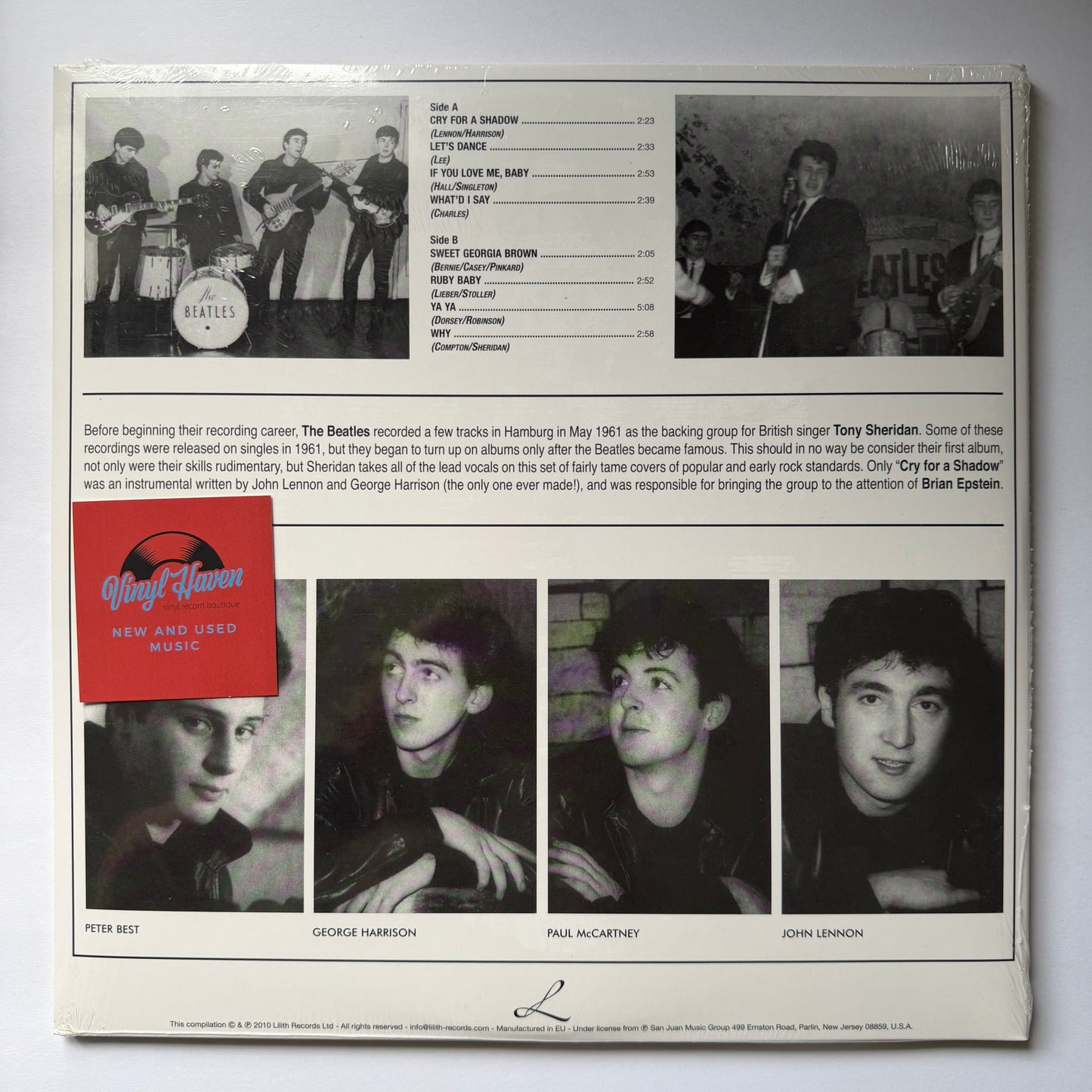 The Beatles & Tony Sheridan – This Is....The Savage Young Beatles (LP) (Mint (M))