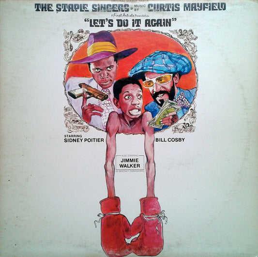 The Staple Singers ● Music By Curtis Mayfield : Let's Do It Again (Original Soundtrack) (LP, Album)