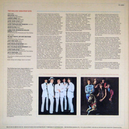 The Hollies : The Hollies' Greatest Hits (LP, Comp, RE)