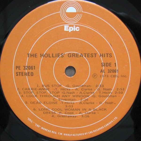 The Hollies : The Hollies' Greatest Hits (LP, Comp, RE)