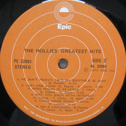 The Hollies : The Hollies' Greatest Hits (LP, Comp, RE)