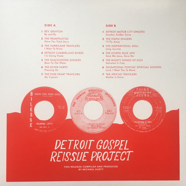 Various : The Gospel Soul Of Detroit - Sanctified Sounds From The Motor City (LP, Comp, Club, Blu)