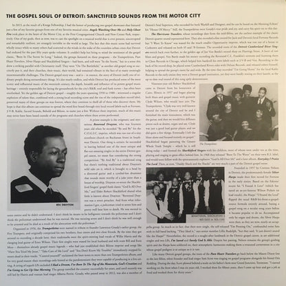 Various : The Gospel Soul Of Detroit - Sanctified Sounds From The Motor City (LP, Comp, Club, Blu)