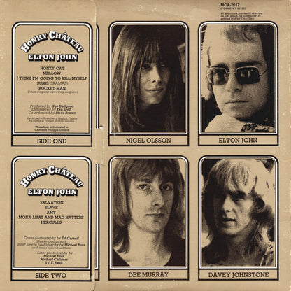 Elton John : Honky Château (LP, Album, RE, Env)