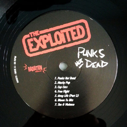 The Exploited : Punks Not Dead (LP, Album, RE)