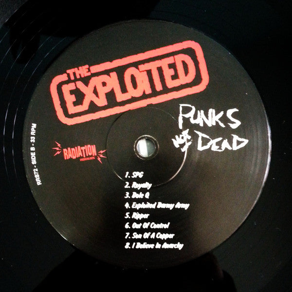 The Exploited : Punks Not Dead (LP, Album, RE)