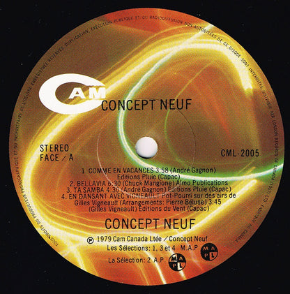 Concept Neuf : Concept Neuf (LP, Album)