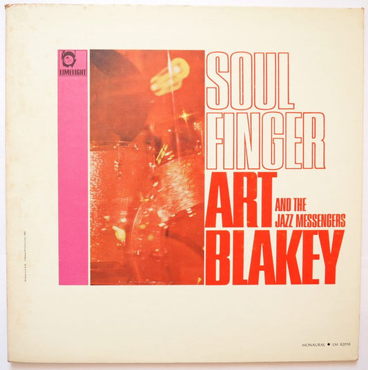 Art Blakey And The Jazz Messengers* : Soul Finger (LP, Album, Mono, Gat)