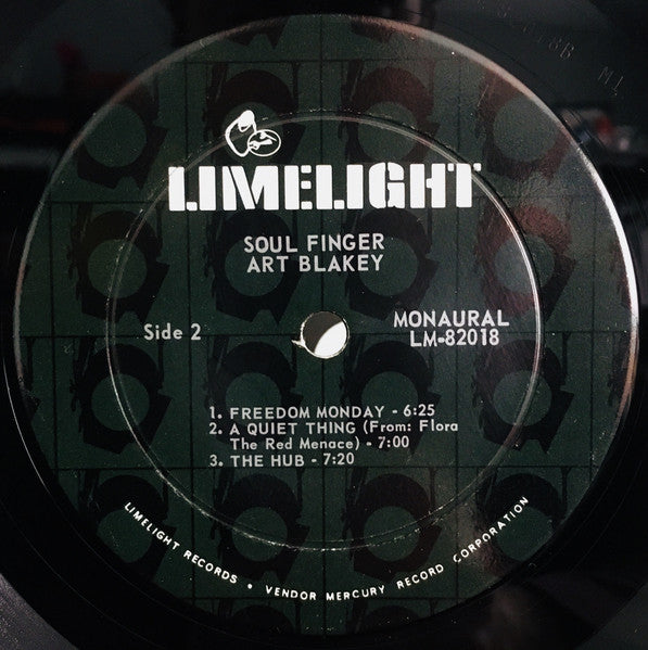Art Blakey And The Jazz Messengers* : Soul Finger (LP, Album, Mono, Gat)