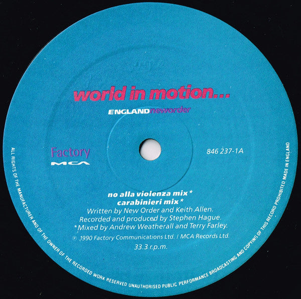 New Order : World In Motion... (12")