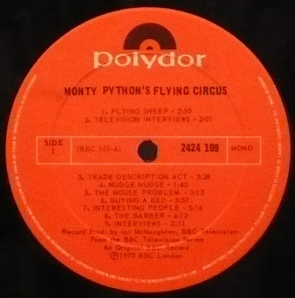 Monty Python : Monty Python's Flying Circus (LP, Album, Mono)