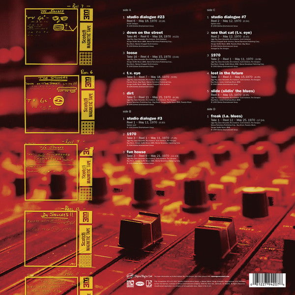 The Stooges : Highlights From The Fun House Sessions (2xLP, Album, Ltd, Num, S/Edition, Mul)