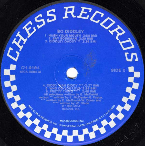 Bo Diddley : Bo Diddley (LP, Album, Comp, Mono, RE)
