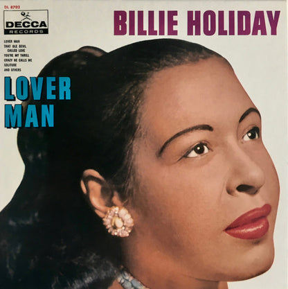 Billie Holiday : Lover Man (LP, Album, Styrene, Glo)