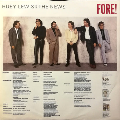 Huey Lewis And The News* : Fore! (LP, Album)