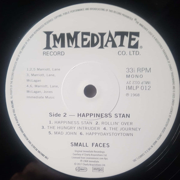 Small Faces : Ogdens' Nut Gone Flake (LP, Album, Mono, RE, RM, 180)