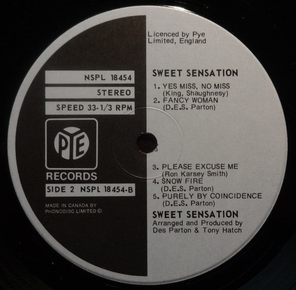 Sweet Sensation (2) : Sad Sweet Dreamer (LP, Album)