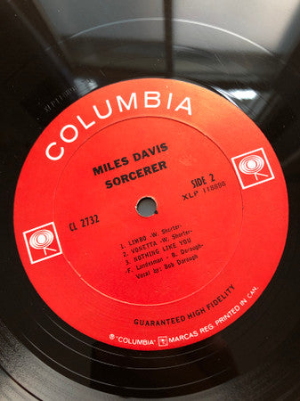 Miles Davis : Sorcerer (LP, Album, Mono)